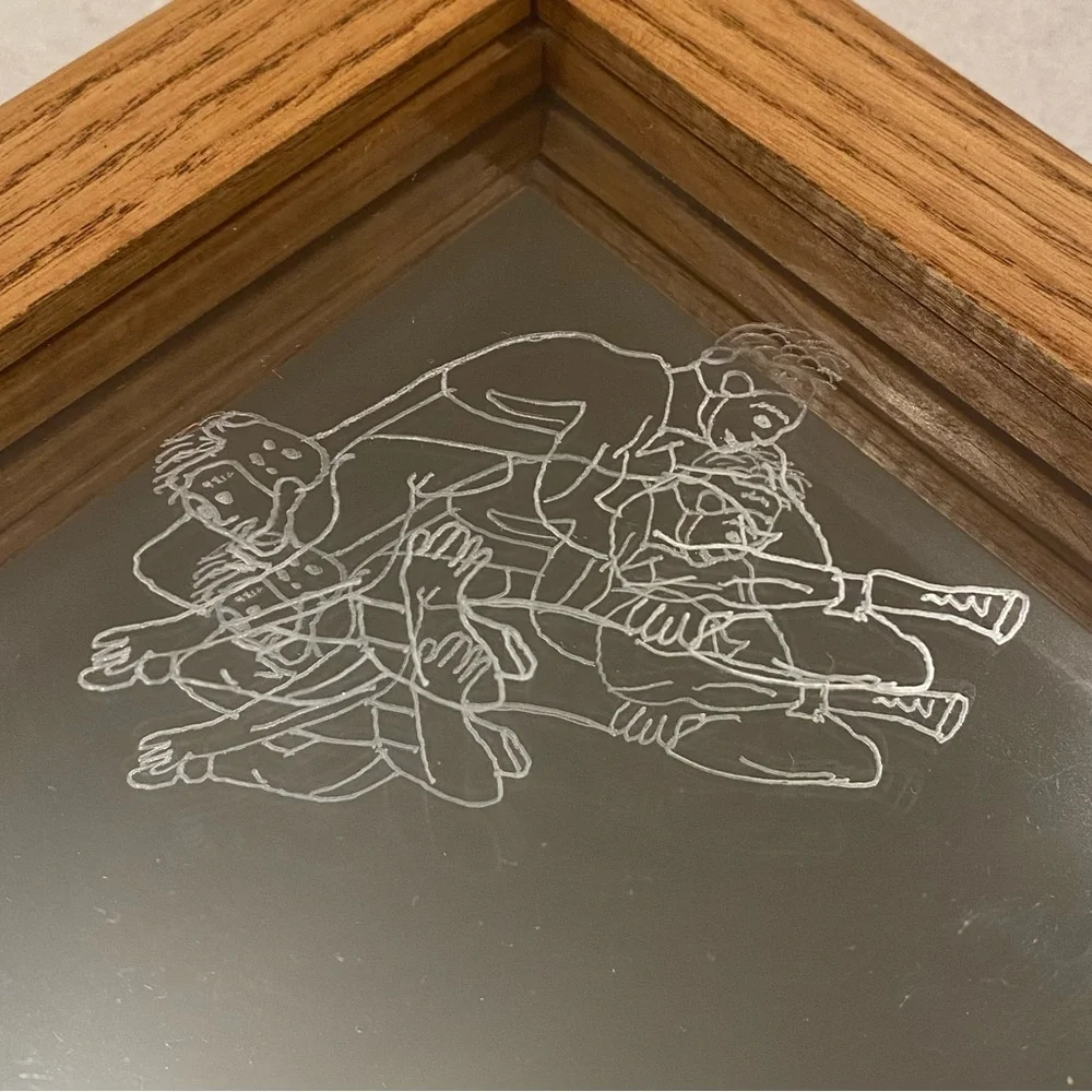 Wrestling Memorabilia Display Shelf and Mirror